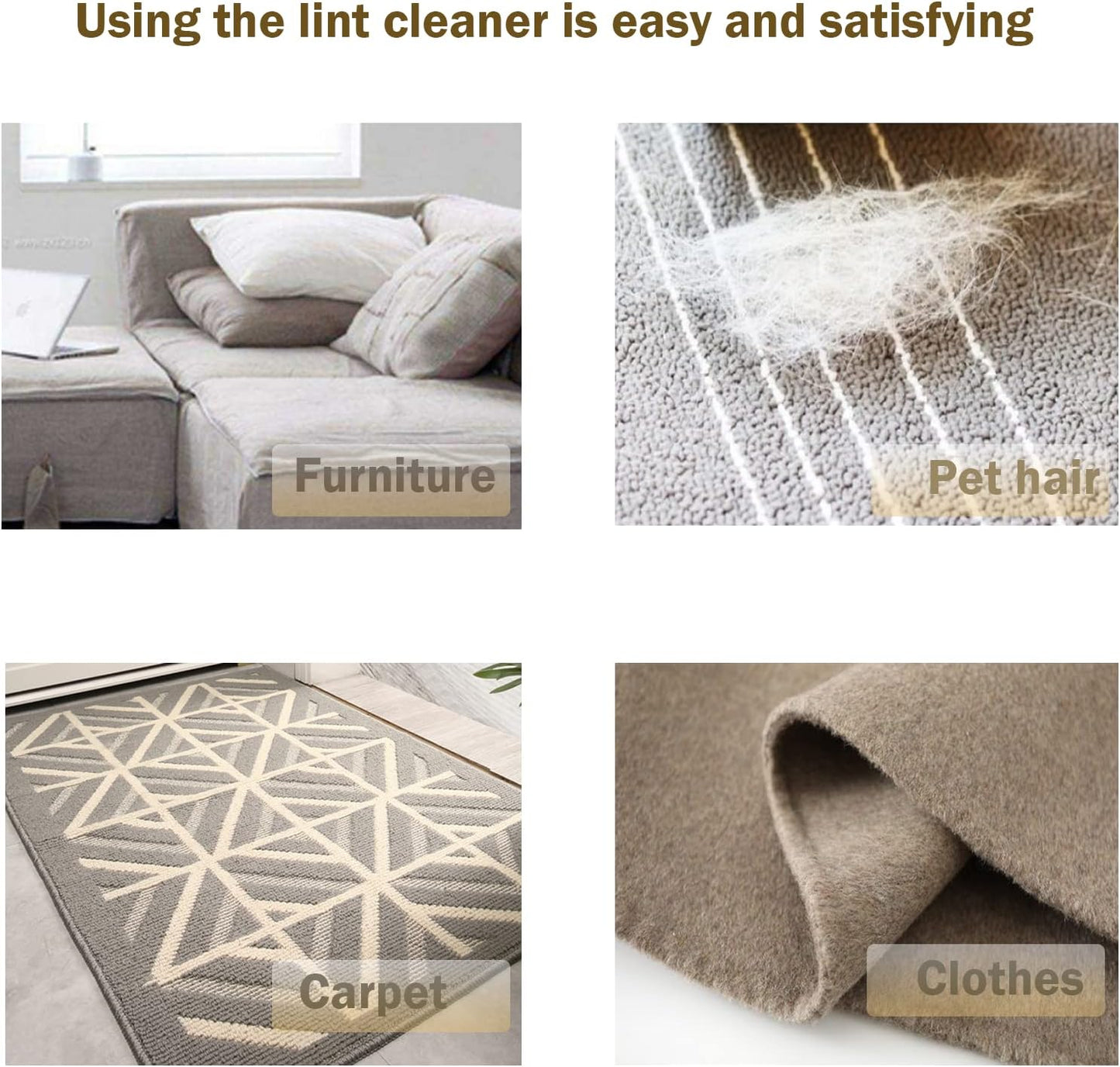 Lint Cleaner Pro - Professional Portable Lint Remover and Pet Hair Epilator for Efficient Removal of Dust and Hair from Clothing, Upholstery, and Carpets